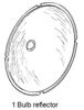 Picture of Headlight Reflector, 40-13027