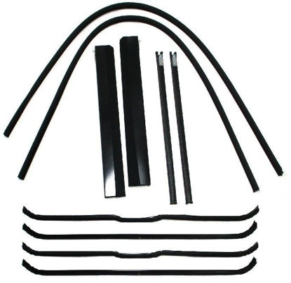 Picture of Front Door Window Channel Kit, Stainless Bead, Pickup, 1938-1947, 21C-45983-PU-SS