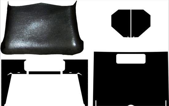 Picture of Upholstery Kit, Black , ABS, 1940-47 Pickup, FORD-4047-TIK-ND