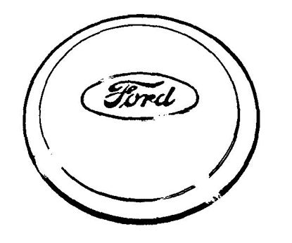 Picture of 1934 Hub Cap, 4-cylinder, 40-1130-C