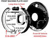 Picture of Brake Shoes, 51A-2001