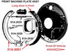 Picture of Brake Shoes, 01A-2001