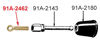 Picture of Brake Pedal to Master Cylinder Rod, 91A-2462