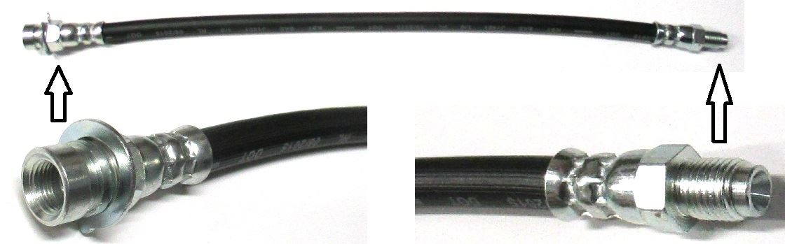 Front Brake hose fits 1939-1948 Ford Cars & 1939-47 F-1 P/UP 99A-2079 
