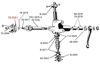 Picture of Steering Box Housing Gasket, 78-3581