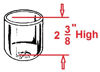 Picture of Fuel Pump Glass Sediment Bowl, A-9158