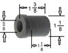 Picture of Front & Rear Spring Shackle Rubber Bushing, 21A-5719