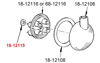 Picture of Distributor Terminal Cap O-Ring, 18-12115