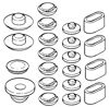 Picture of Hood Rubber Bumper Set, 81A-16761-S
