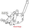 Picture of Hood Hinge Brackets, 78-16796/7-SST