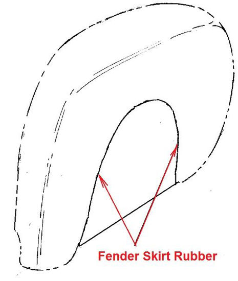 Picture of Fender Skirt Seal, 78-18990