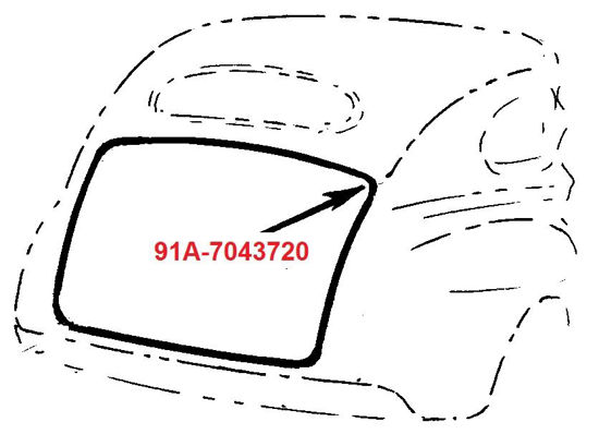 Picture of Trunk Seal, 91A-7043720