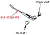 Picture of Wiper Arm - Wrist Type, 01A-17529-WT