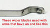 Picture of Wiper Blade - Wrist Type, SR-17528