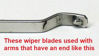 Picture of Wiper Blade - Wrist Type, 78-17528