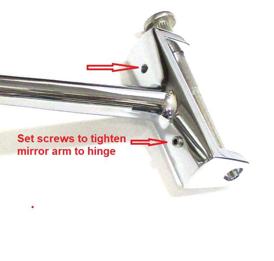 Outside Door Hinge Pin Mirror, B17741. Joe's Antique Auto Parts