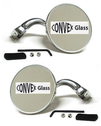 Picture of Curved Arm Peep Mirror, CONVEX, CNX-18414-L/R