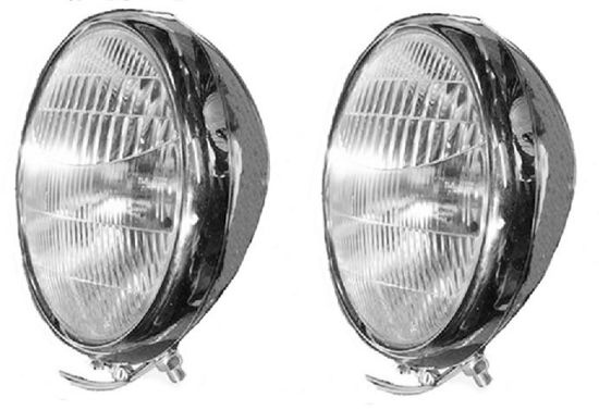 Picture of 6 Volt, 2 Bulb, Headlight Assembly, B-13000-2S