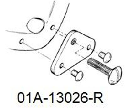 Picture of Headlight Rim Repair Brackets, 01A-13026-R
