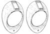 Picture of Headlight Rims, 01A-13045-B