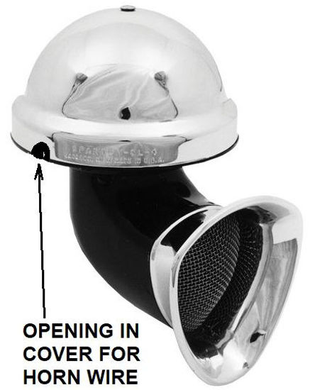 Picture of Horn Assembly, 40-13802-BL, 12 Volt