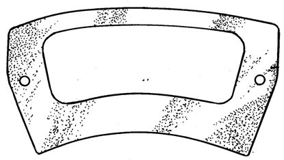 Picture of License Plate Light Gasket, B-13447