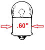 Picture of Instrument Panel Bulb, 6 Volt, 40-13730-6V