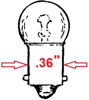 Picture of Bulb, single contact, 6 Volt, 78-13466-6V