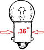 Picture of Bulb, single contact, 12 Volt, 78-13466-12V