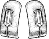 Picture of Rear Bumper Bracket Grommet Set, 78-17792/3-S