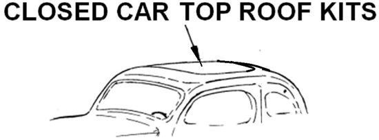 Picture of Coupe Roof Kit, Coupe, Colonial Grain, VTRK/C103B34