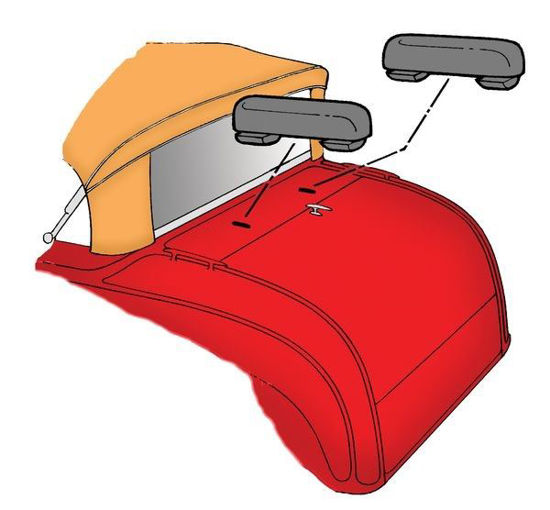 Picture of Rear Window Bumpers, B-42339