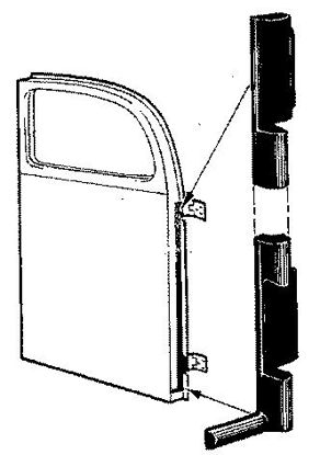 Picture of Door Hinge Seal, 81A-701884/5