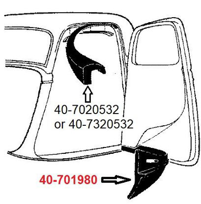 Picture of Lower Door Seal, 40-701980