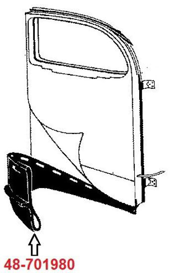 Picture of Lower Door Seal, 48-701980