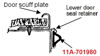 Picture of Lower Door Seal, 11A-701980-F