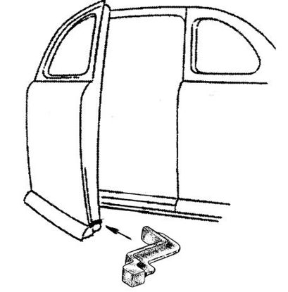 Picture of Back Of Door Seal, 11A-7020548