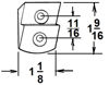 Picture of Door Striker Plate, 81A-702340