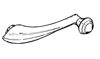 Picture of Window Crank, 51A-7023342-B