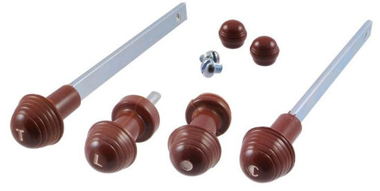 Picture of Dash Knob Set, 1940 Deluxe Car, 01A-9270-B