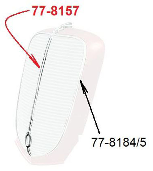 Picture of Grille Center Trim, 77-8157