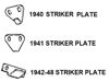 Picture of Glove Box Door Hinge & Striker Kit, 1940 Car, 01A-701662-S