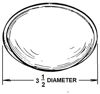 Picture of Dome Light Lens, 1928-1948, A-13771-G