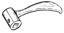Picture of Seat Adjustment Handle, 1932-1934, B-47836