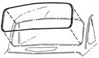 Picture of Windshield Seal, 1940 Chopped, 01A-7003110-VB