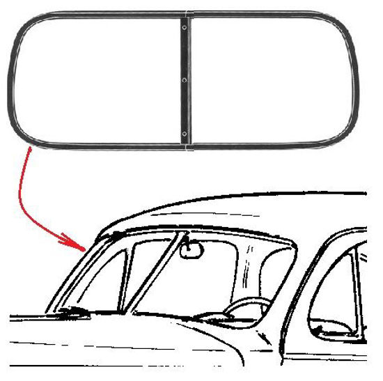 Picture of Windshield Seal, 1941-1948 Cars, 11A-7003110-B