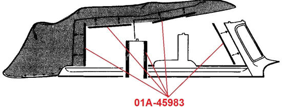 Picture of Convertible Window Seal, 01A-45983