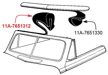 Picture of Convertible Header Seal, Lower, 11A-7651312