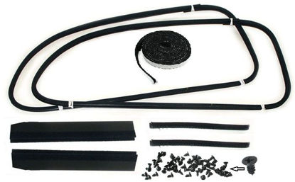 Picture of Front Door Window Channel Kit, Original Style, 5-Window Coupe & Fordor Sedan, 1935-1936, 48-45983-5W/4DB