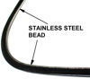 Picture of Front Door Window Channel Kit, 3-W Coupe, Stainless Bead, 1935-1936, 48-45983-3WB-SS
